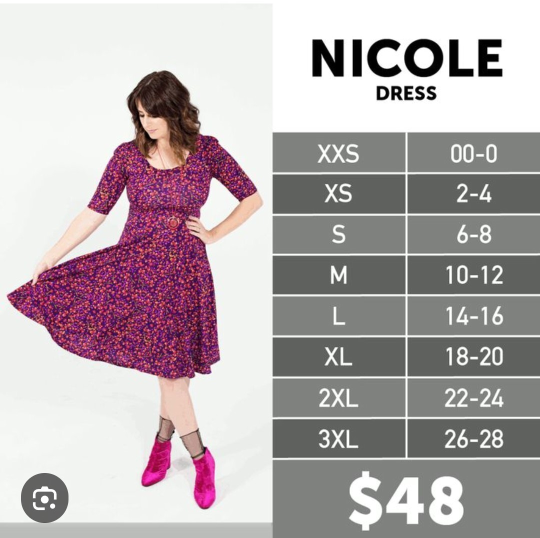 lularoe fall dress LuLaRoe Cici Velvet Dress Size Small Floral Off Shoulder Ruffle Red Fairy Goth