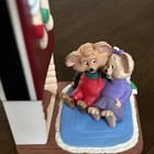 Vintage Hallmark Ornament 1998 (A Perfect Match)  Mouse Couple w/ Fireplace — photo 3