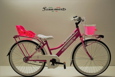 Bici bimba 24 1 velocità fucsia eta 7/ 10 anni personalizzabile made in  Italy | eBay
