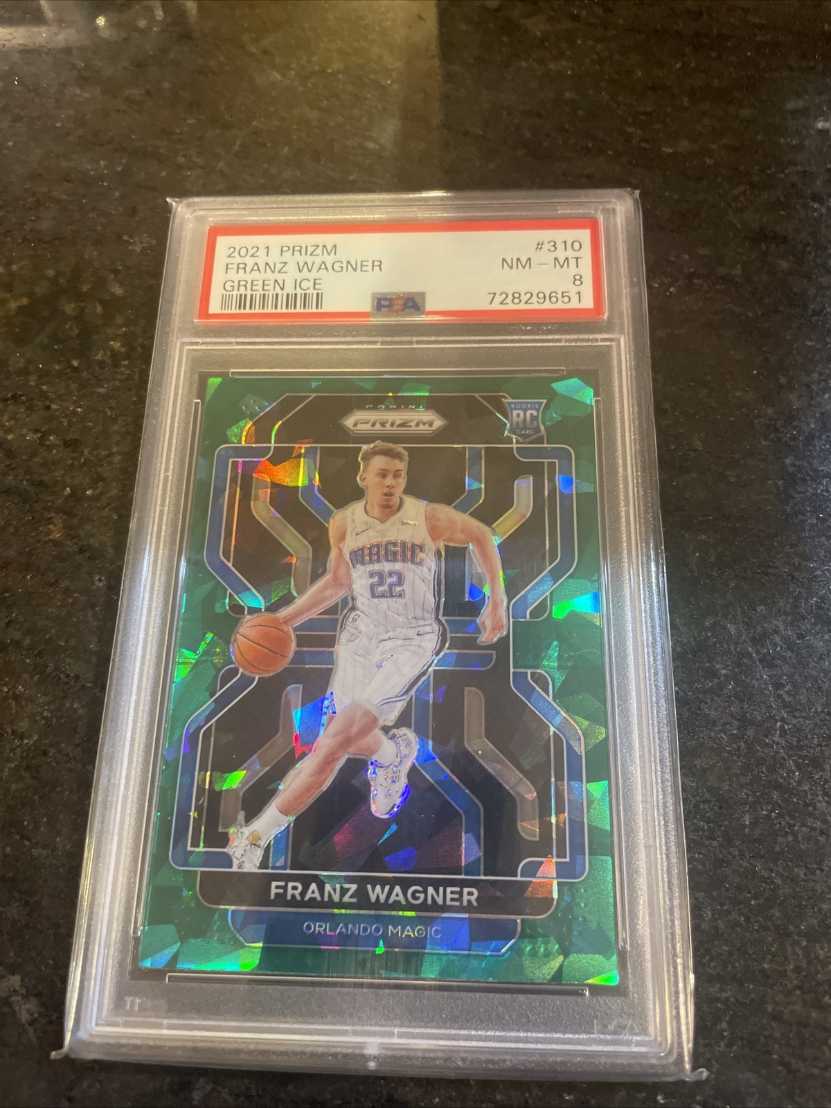 2021 Prizm Franz Wagner #310 NM-MT 8 Green Ice