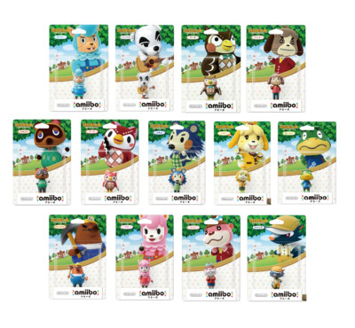 Nintendo Amiibo Animal Crossing Figures for Switch 3DS Wii U [Japan Import]