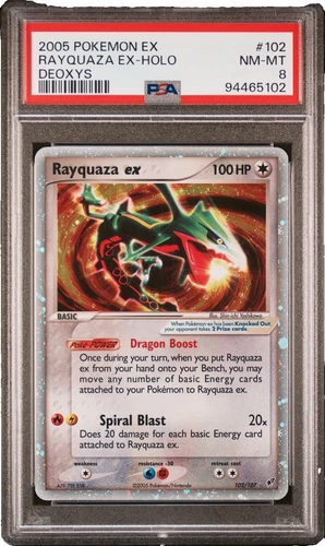 Rayquaza Pokémon TCG EX Deoxys Individual Collectible Card Game Cards