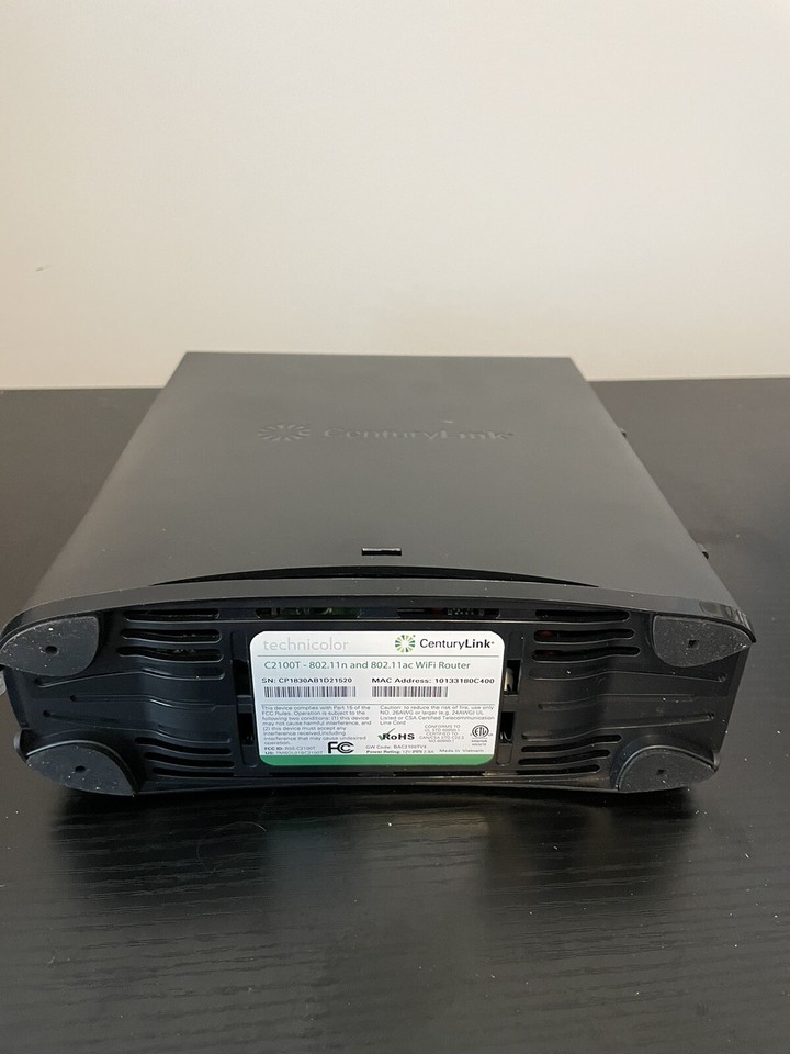 Centurylink C2100T Technicolor 1000 Mbps 4 Port DSL Modem Router | eBay