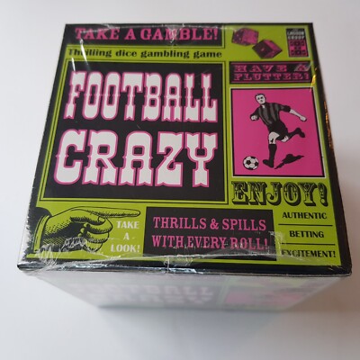English Football Crazy Dice Glücksspiel Würfelbox Soccer FA 2008 Lagoon 