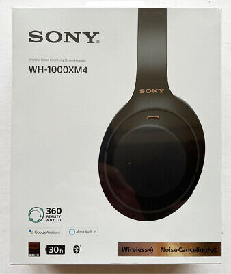 Sony WH-1000XM4 Noise Cancelling Wireless Headphones Black 1EA