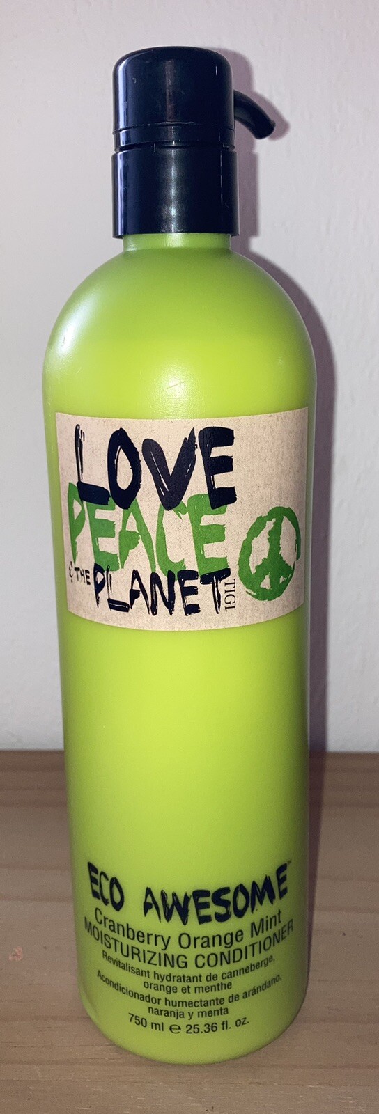 Impresionante acondicionador hidratante Tigi Love Peace and the Planet Eco 750 ml