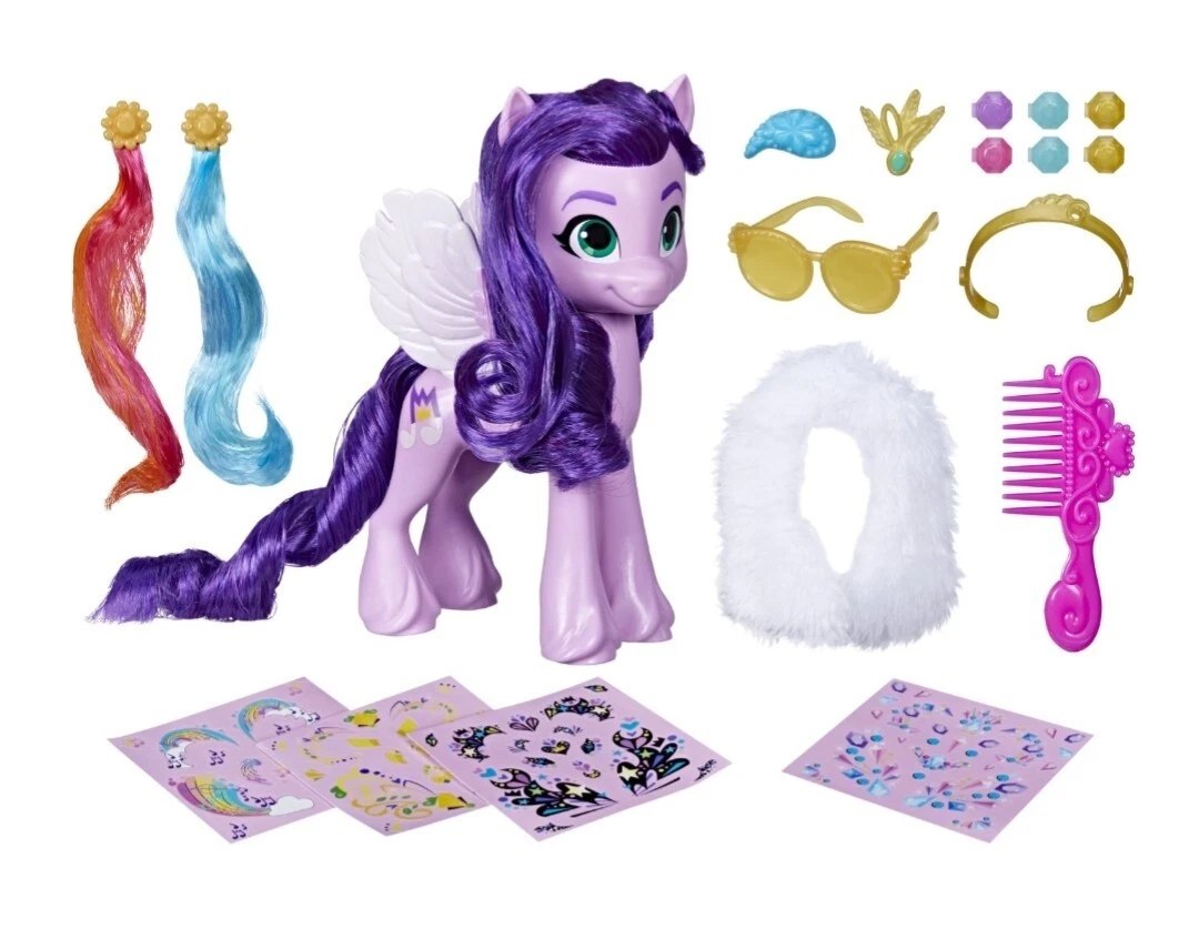 My Little Pony: A New Generation Movie Musical Star Princess Petals -  6-Inch Pony Toy that Plays Music for Kids 5 and Up - My Little Pony