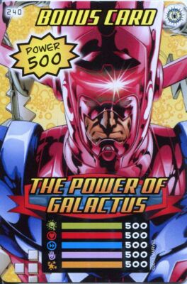 Spiderman Heroes And Villains Card #240 The Power Of Galactus
