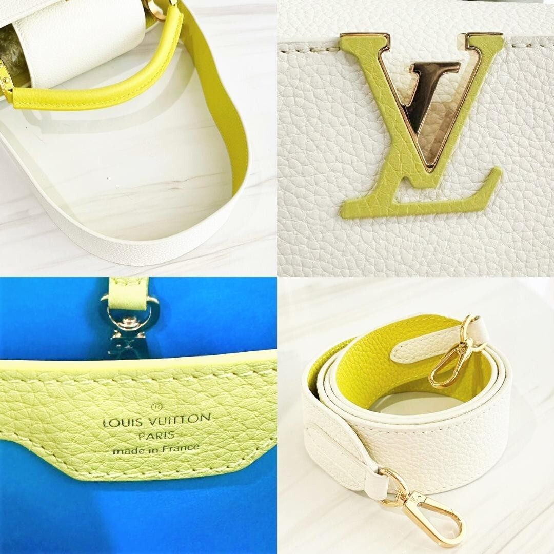 LOUIS VUITTON Capucines BB Hand Shoulder Bag Taurillon Leather M59468  Japan image 6