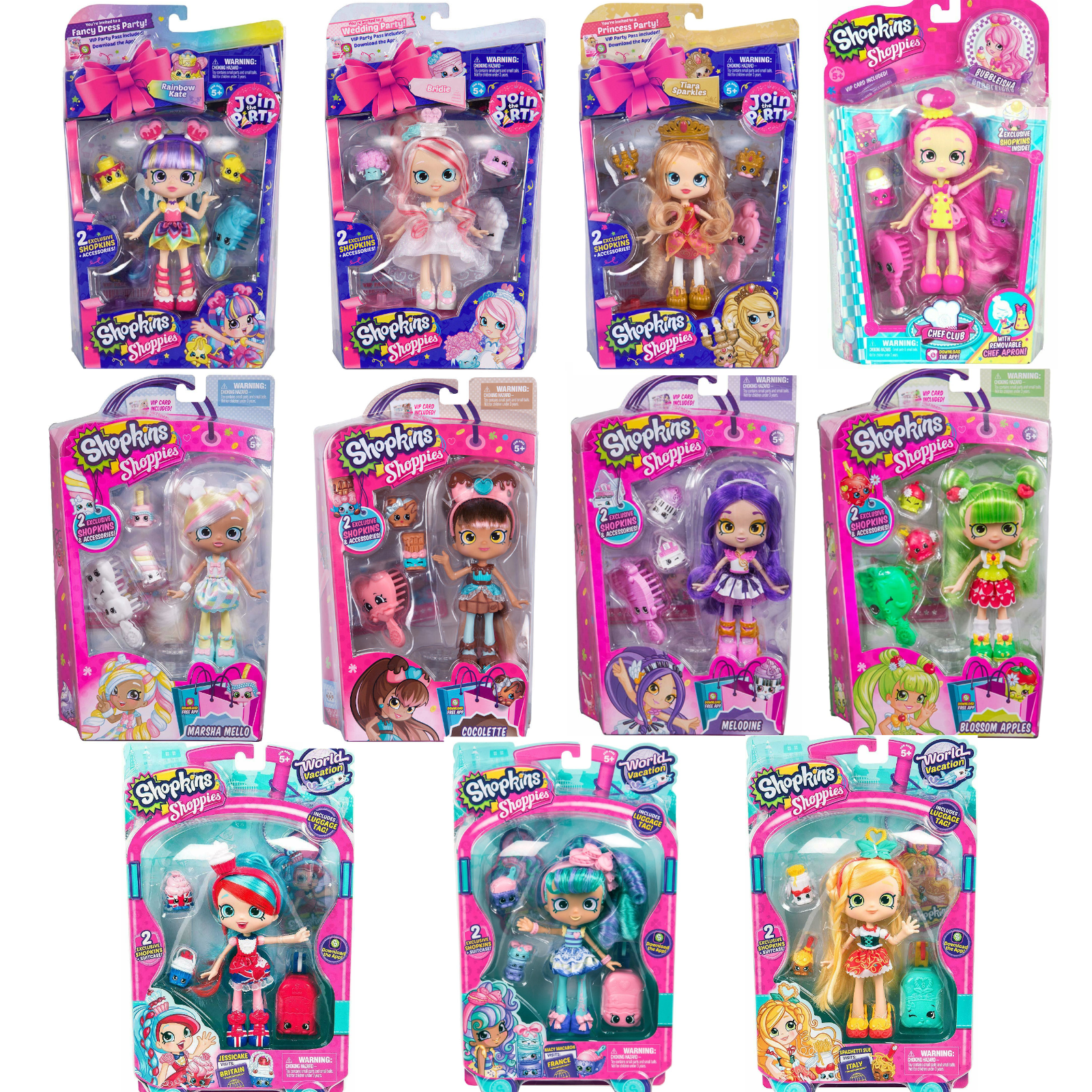 shopkins shoppies all star pack