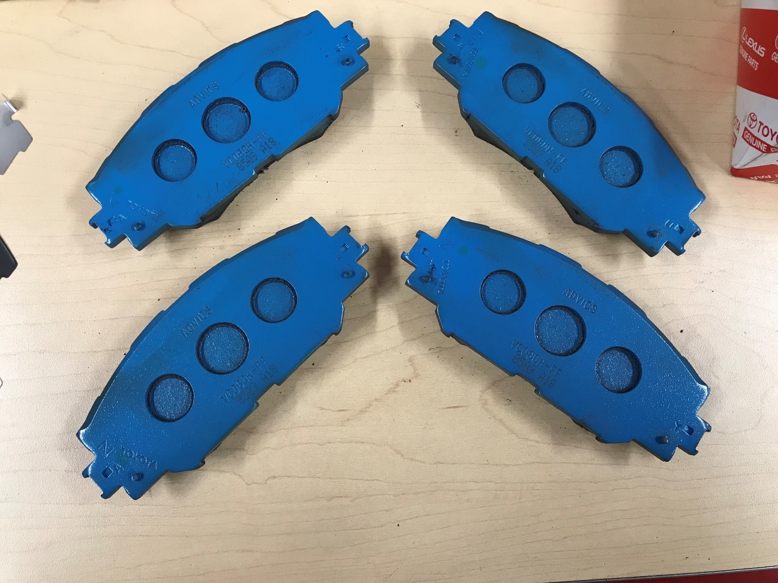 20092018 TOYOTA COROLLA NEW GENUINE OEM FRONT BRAKE ROTORS & PADS