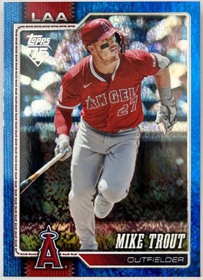 Mike Trout Blue Holo Foil /150 Topps 2026 Series I LA Angels