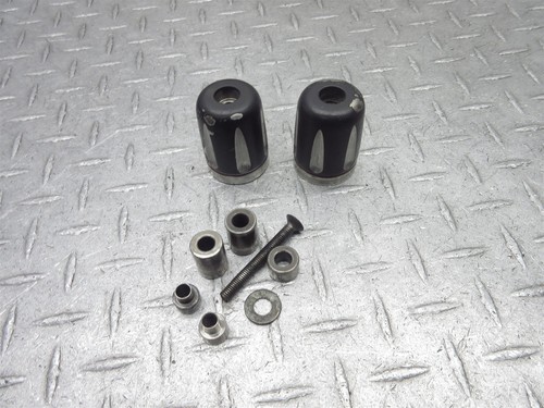 2006 05-10 Triumph Rocket III Handlebar Bar End Weight Cap Cover Left Right Pair