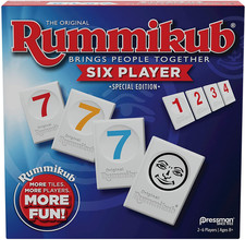 Rummikub Six Player Edition - the Classic Rummy Tile Game - More Tiles and More