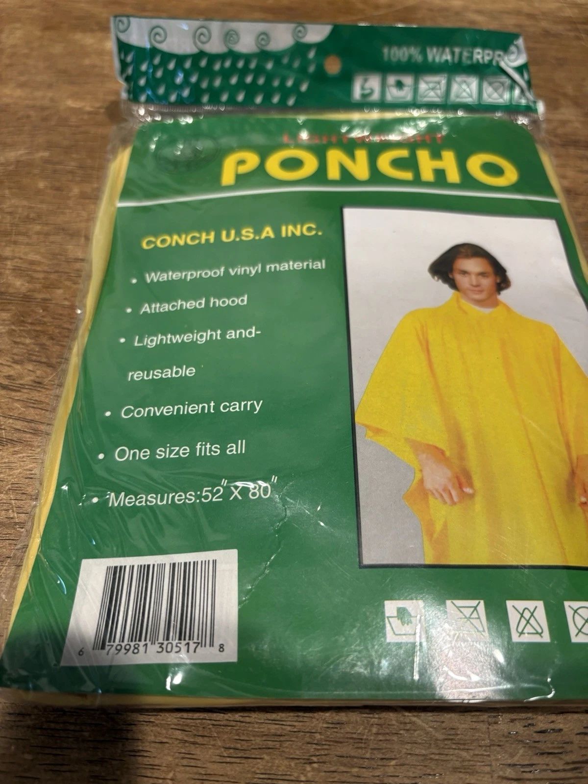 Lot Of 23 Pcs. Lightweight Poncho 52“ X 80“. With Hood. Reusable. NewPackage ￼￼