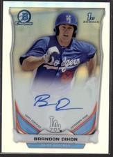 2014 Brandon Dixon Bowman Chrome Refractor  Auto  RC 334/500 #BCAP-BD (A8771)