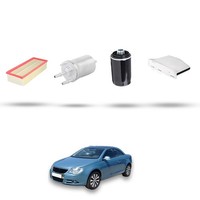 Hoffcar Wartungsset - 4 Filter Kompatibel Mit Vw Eos (1F7, 1F9) 2.0 Fsi 155KW