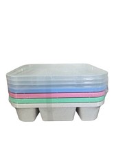 4 Pack Bento Lunch Box, 4 Compartment Meal Prep Containers, Lunch Box for Kids