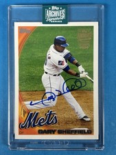 2024 Topps Archives Signature Series Gary Sheffield 2010