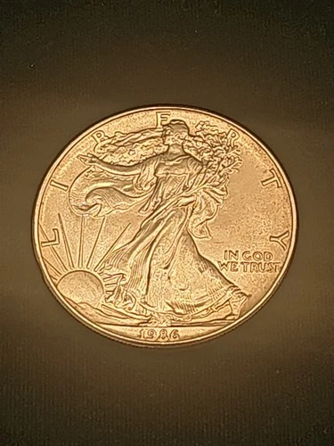 1986 American Silver Eagle 1 Oz .999 Fine Silver