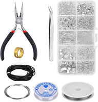 Queta Schmuckherstellung Set, Schmuck Basteln ZubehöR Mit EnthäLt Zange Schmuck