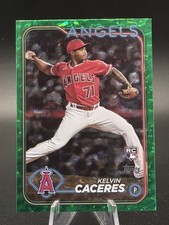 Kelvin Caceres 449/499 2024 Topps Green Crackle Foil #680 (RC)
