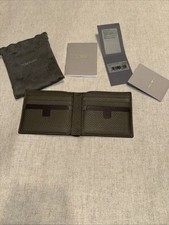 Tom Ford Mens Leather Wallet in Charcoal Bran...