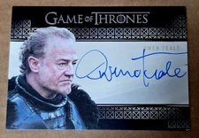Game of Thrones Valyrian Steel Owen Teale Valyrian Steel Autograph