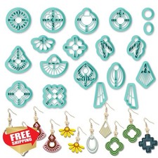 ORIGACH Geometric Polymer Clay Cutters 19 Pcs