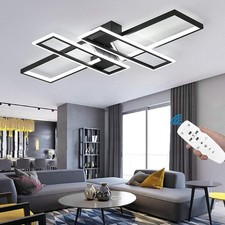 80W LED Ceiling Light With Remote control Living Room Bedroom Pendant Lights