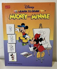 Disney Learn to Draw : Mickey and Minnie by Walter Foster 1991, Hardcover