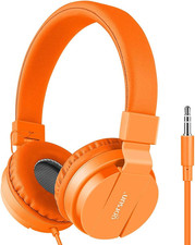 Kids Headphones, Lightweight Stereo Wired Earphones, Adjustable Headband for