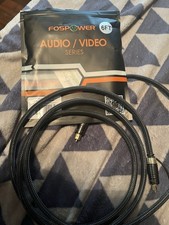 Fospower-6 FT Audio Video Cable New Bin 24 Open N Never use , Bought Wrong Ones