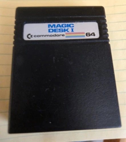 Commodore 64 C64 Game Cartridge - Magic Desk I 1 Untested