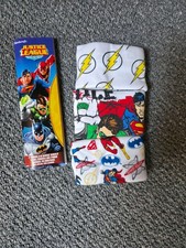 Justice League Underwear Underpants Boys 3 Briefs Sz 4 Multi Character New