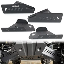 Aluminum Front And Rear A-arm Skidplates Fit For Yamaha Kodiak 450 2018-2025