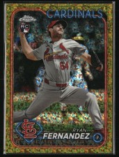 2024 Chrome Update #USC115 Ryan Fernandez Gold Mini-Diamond Refractors #/50