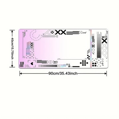 40*90cm1pc CSGO Gaming Mouse Pad & Desk Mat with Non-Slip Rubber Base, Washable