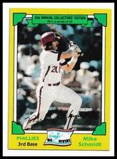 1982 Topps Drake's Big Hitters #29 Mike Schmidt Philadelphia Phillies