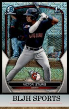 2023 Bowman Chrome #BCP-175 Victor Izturis Cleveland Guardians RC Mega Mojo(1A2)