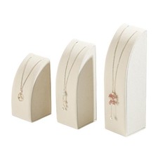 3Pcs/Set Necklace Holder Organizer Velvet Jewelry Display Stand For Selling P...