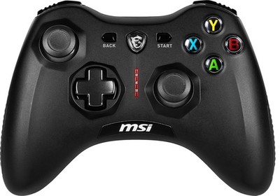 msi Force GC30V2 Wireless Gaming Controller, Dual Vibration Motors, Black 