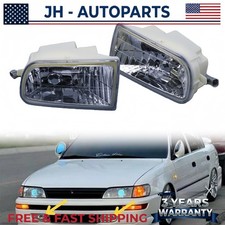 Driver Passenger Side Fog Bumper Light Halogen Lamp For 93-97 Toyota Corolla Driver Passenger Side Fog Bumper Light Halogen Lamp For 93-97 Toyota Corolla