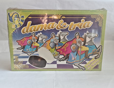 DAMA & TRIA  Pedine in legno Nuovo - GIOCO DI SOCIETA' dai 7+