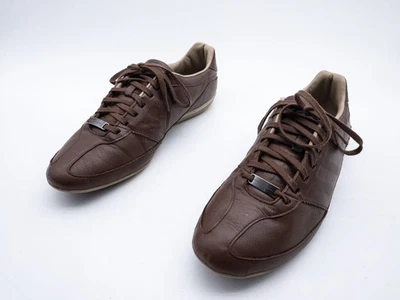 adidas Porsche Herren Sneaker Freizeitschuh En Cuir Marron Gr. 44 EU - Photo 1/4
