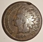 1882 US INDIAN HEAD CENT - EARLY DATE LOWER MINTAGE USA PENNY - 1882-P