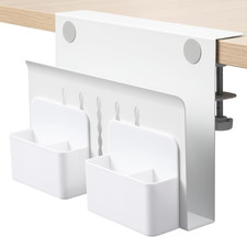 Desk Side Storage, under Desk Laptop Mount, Table Side Hanging File Organizer, N