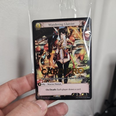 Wandering Glaivier P25 EN-016 Card Pro Magazine Promo (SEALED) Grand Archive TCG