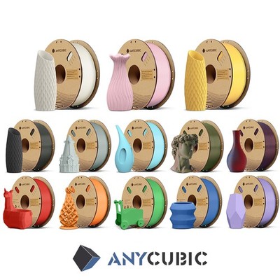 ANYCUBIC Matte PLA 3D Drucker Filament glatt & mit reduzierten Schichtlinien