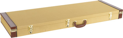 Shaman E-Bass Koffer Case Vintage Hartschalenkoffer Gepolstert Retro Tweed